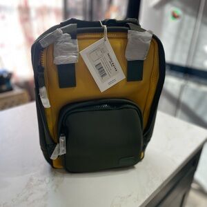 Pacific Mason Neoprene ELITE Backpack Martini Olive x Spicy Mustard NWT